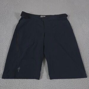 Specialized Shorts Men 36 Large Black Padded 14" Brief Lined Enduro Sport Biking